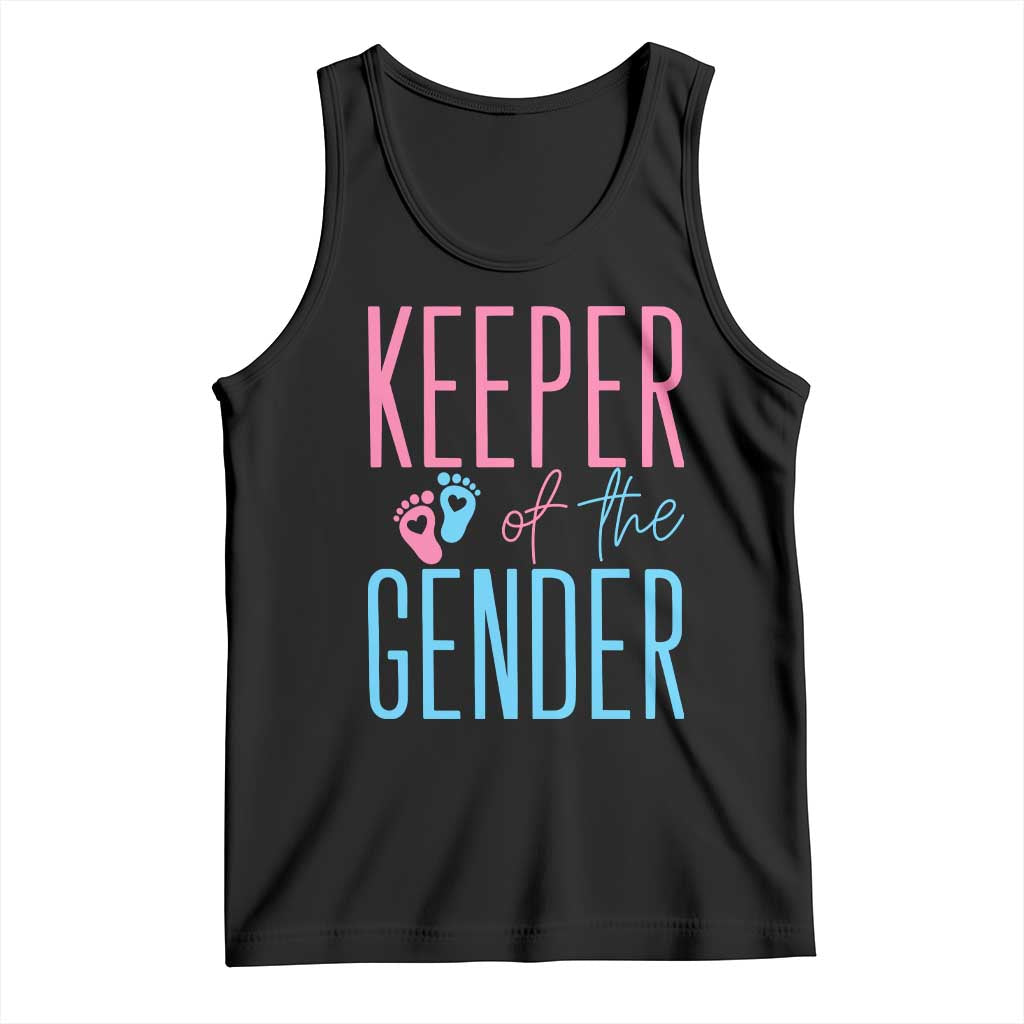 Funny Gender Reveal Party Tank Top Keeper Of The Gender