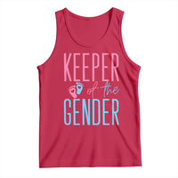 Funny Gender Reveal Party Tank Top Keeper Of The Gender