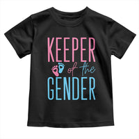 Funny Gender Reveal Party Toddler T Shirt Keeper Of The Gender