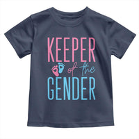 Funny Gender Reveal Party Toddler T Shirt Keeper Of The Gender