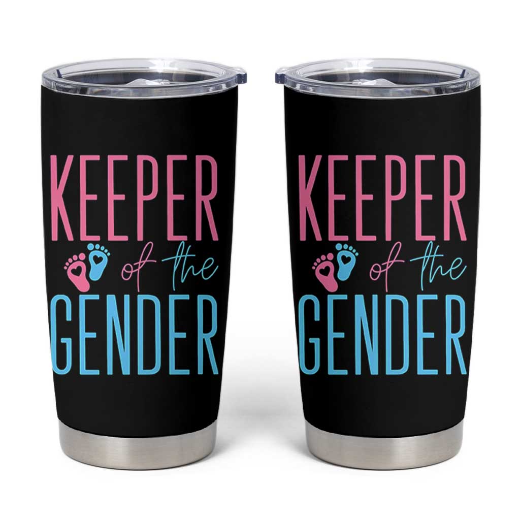 Funny Gender Reveal Party Tumbler Cup Keeper Of The Gender
