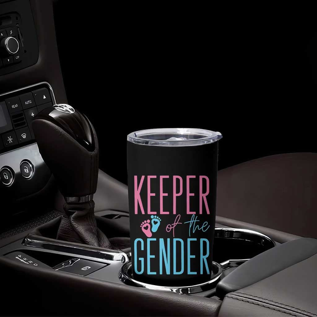 Funny Gender Reveal Party Tumbler Cup Keeper Of The Gender