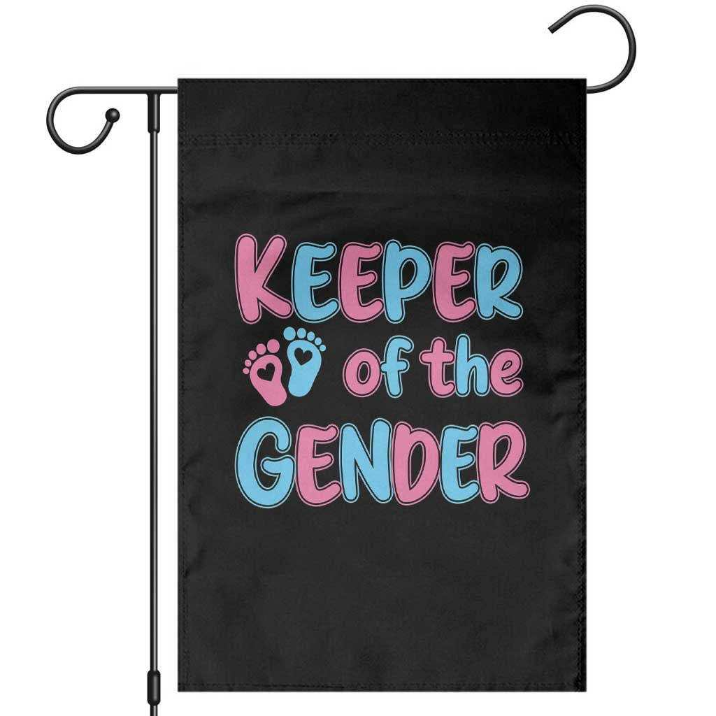 Funny Pregnancy Announcement Garden Flag Keeper Of The Gender