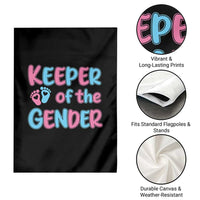 Funny Pregnancy Announcement Garden Flag Keeper Of The Gender