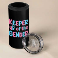 Funny Pregnancy Announcement 4 in 1 Can Cooler Tumbler Keeper Of The Gender