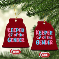 Funny Pregnancy Announcement Ceramic Ornament Keeper Of The Gender