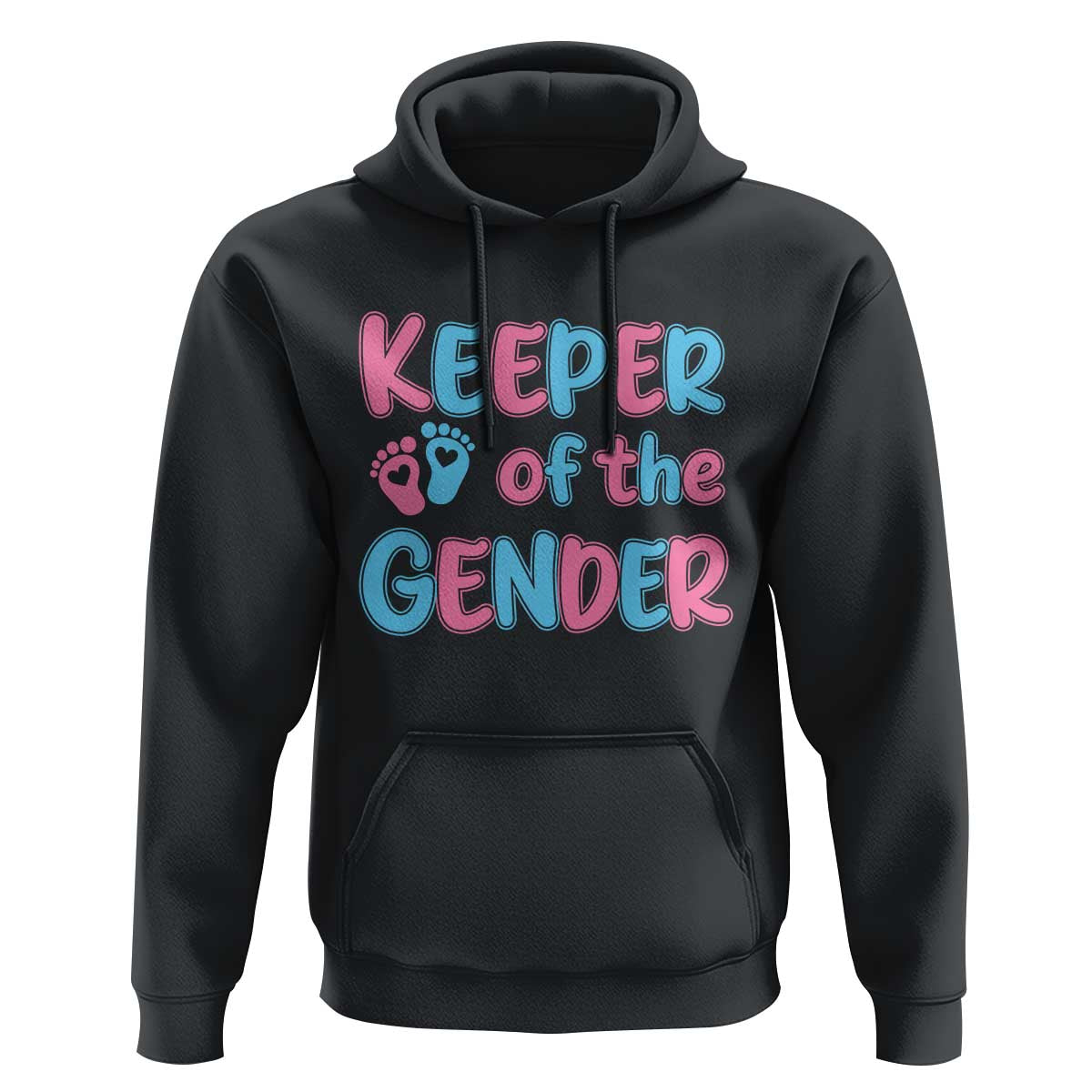 Funny Pregnancy Announcement Hoodie Keeper Of The Gender