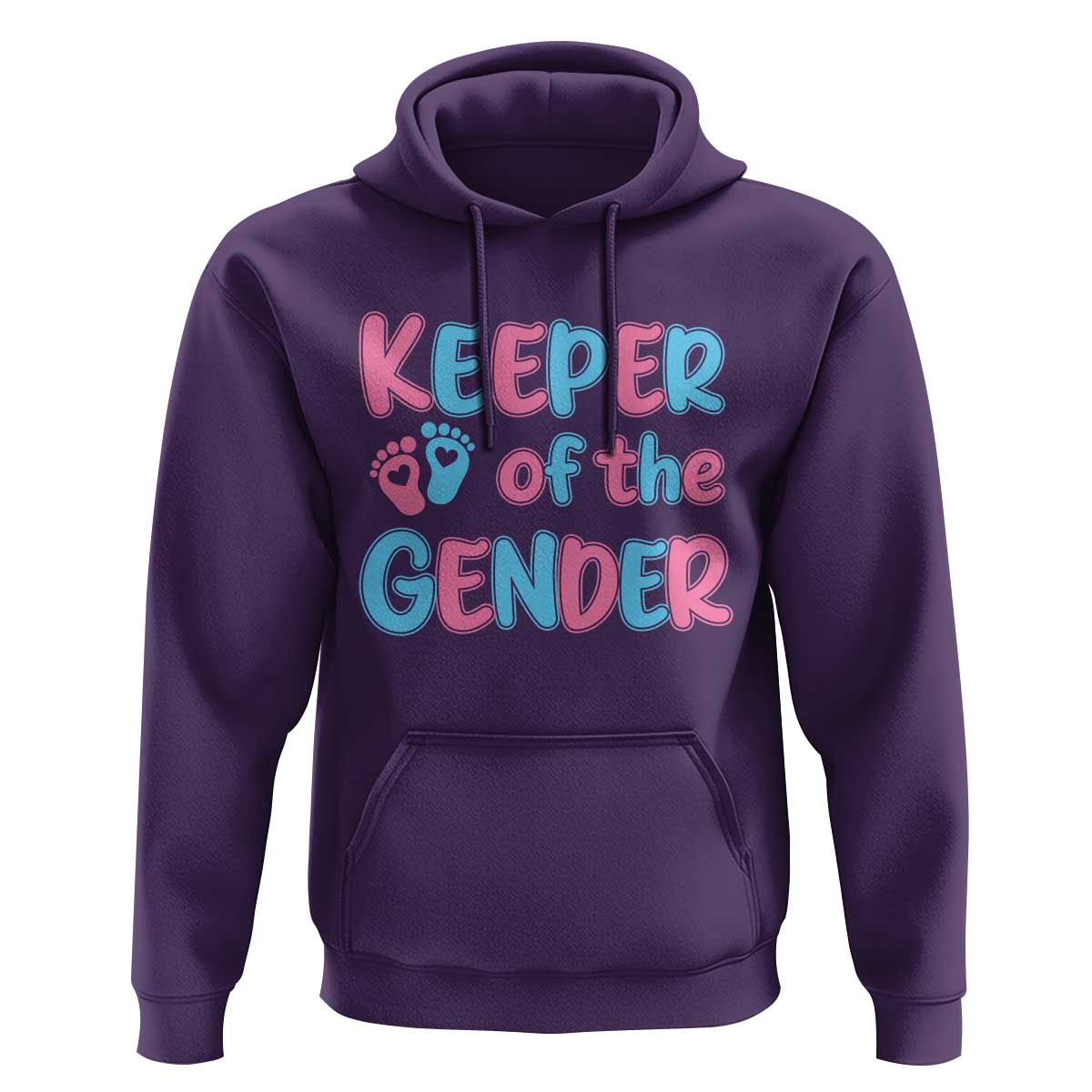 Funny Pregnancy Announcement Hoodie Keeper Of The Gender
