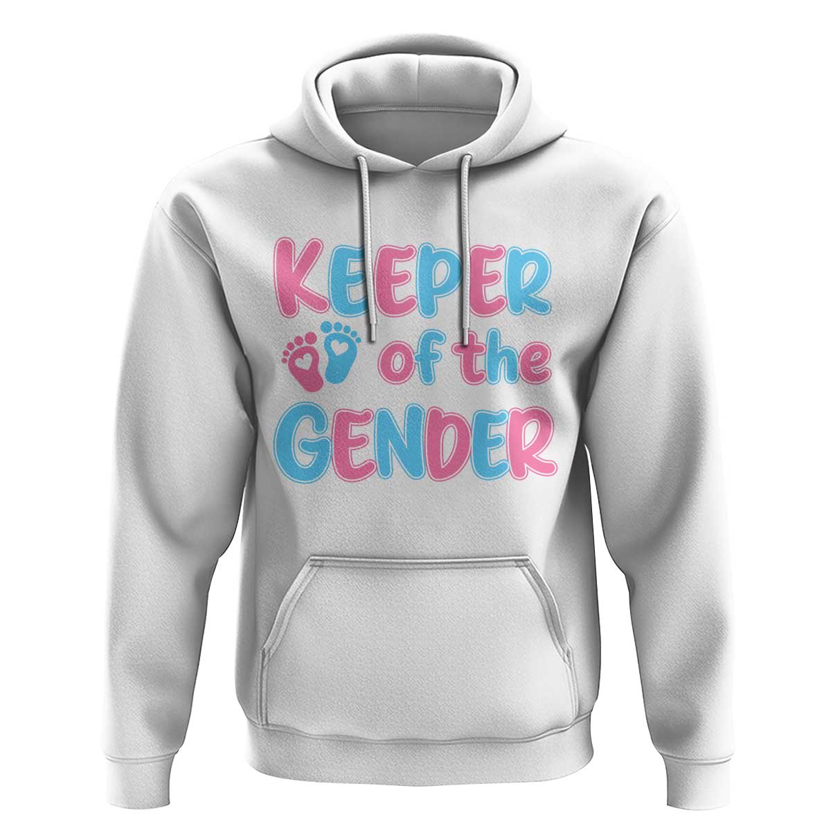 Funny Pregnancy Announcement Hoodie Keeper Of The Gender