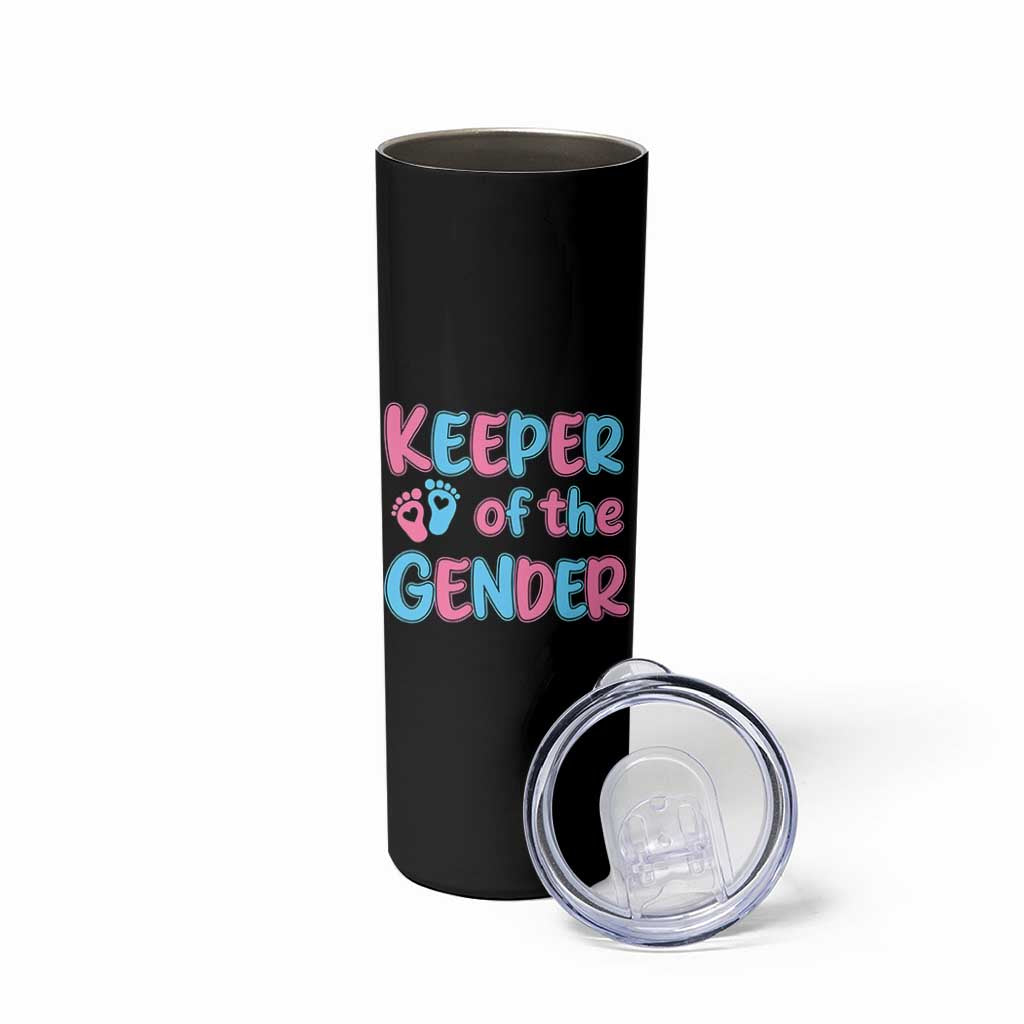 Funny Pregnancy Announcement Skinny Tumbler Keeper Of The Gender