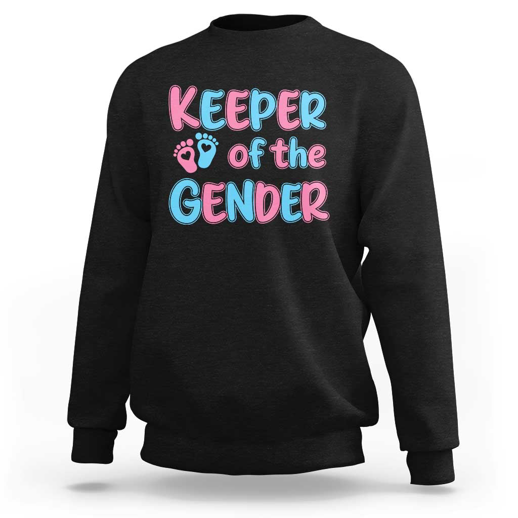 Funny Pregnancy Announcement Sweatshirt Keeper Of The Gender