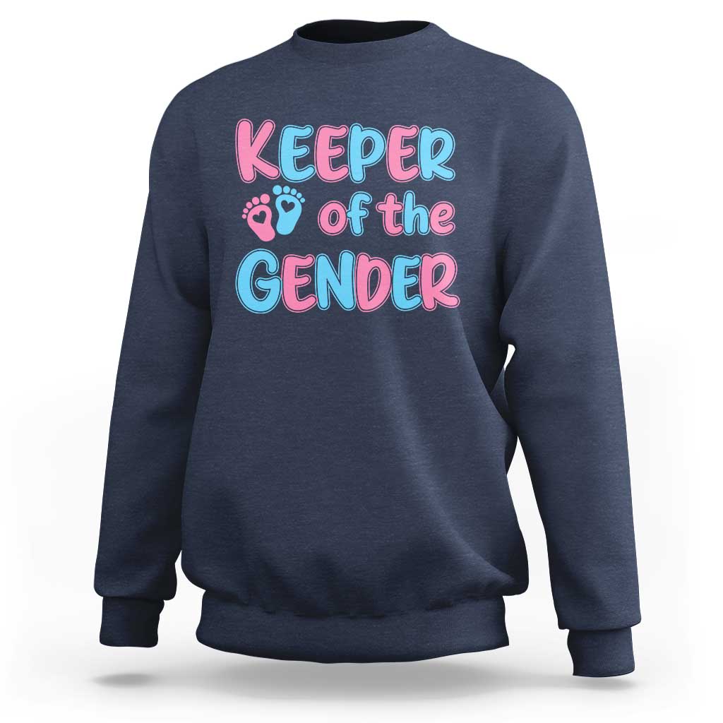 Funny Pregnancy Announcement Sweatshirt Keeper Of The Gender