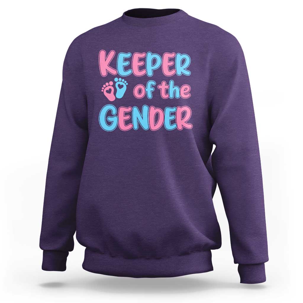 Funny Pregnancy Announcement Sweatshirt Keeper Of The Gender