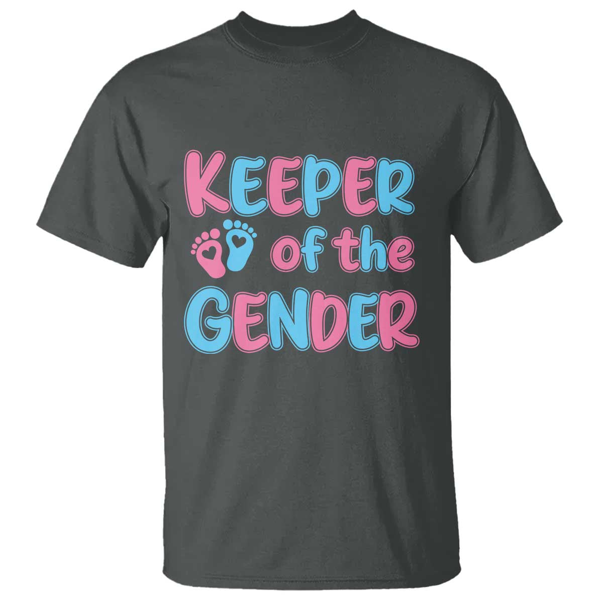 Funny Pregnancy Announcement T Shirt Keeper Of The Gender