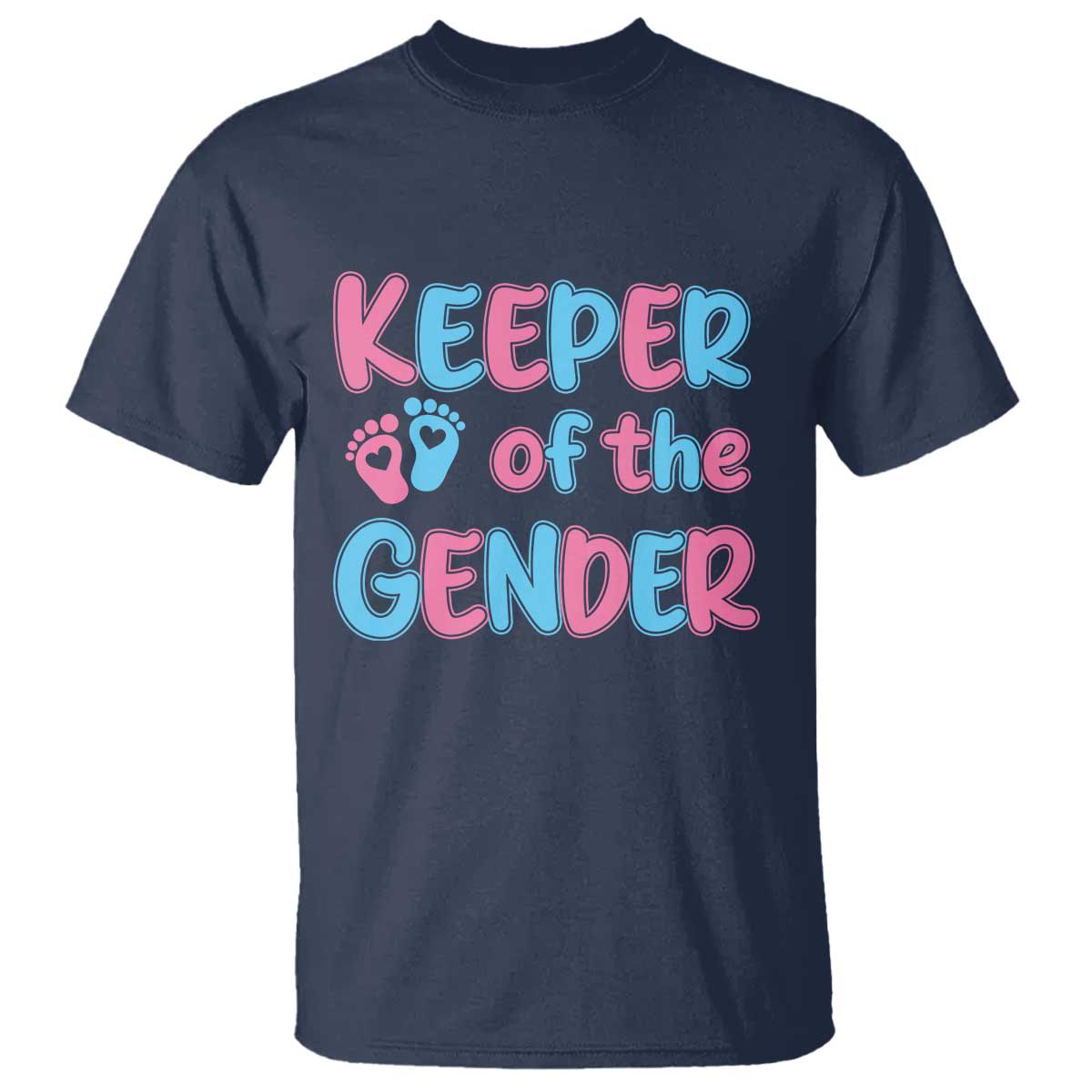 Funny Pregnancy Announcement T Shirt Keeper Of The Gender