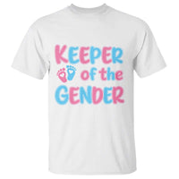 Funny Pregnancy Announcement T Shirt Keeper Of The Gender