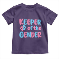 Funny Pregnancy Announcement Toddler T Shirt Keeper Of The Gender