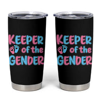 Funny Pregnancy Announcement Tumbler Cup Keeper Of The Gender