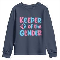 Funny Pregnancy Announcement Youth Sweatshirt Keeper Of The Gender