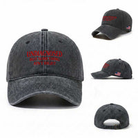 Funny Sarcastic Washed Cotton Baseball Cap Undiagnosed But Something Aint Right