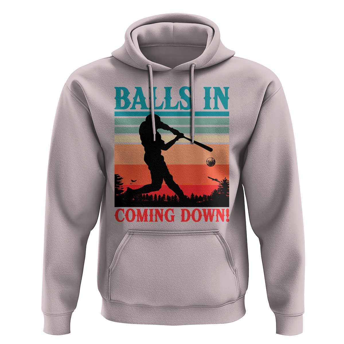 Funny BaseBall Lover Hoodie Balls In Coming Down - Wonder Print Shop