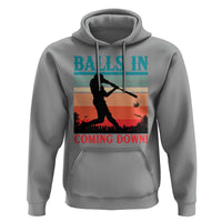 Funny BaseBall Lover Hoodie Balls In Coming Down - Wonder Print Shop