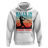 Funny BaseBall Lover Hoodie Balls In Coming Down - Wonder Print Shop