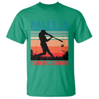 Funny BaseBall Lover T Shirt Balls In Coming Down - Wonder Print Shop