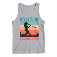Funny BaseBall Lover Tank Top Balls In Coming Down - Wonder Print Shop