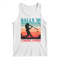 Funny BaseBall Lover Tank Top Balls In Coming Down - Wonder Print Shop