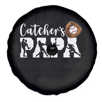 Catchers Papa Spare Tire Cover Funny Gift For Catcher Player - Wonder Print Shop
