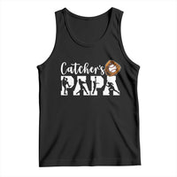 Catchers Papa Tank Top Funny Gift For Catcher Player - Wonder Print Shop