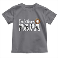 Catchers Papa Toddler T Shirt Funny Gift For Catcher Player - Wonder Print Shop