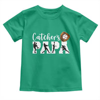 Catchers Papa Toddler T Shirt Funny Gift For Catcher Player - Wonder Print Shop