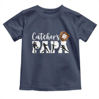 Catchers Papa Toddler T Shirt Funny Gift For Catcher Player - Wonder Print Shop