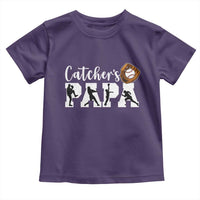 Catchers Papa Toddler T Shirt Funny Gift For Catcher Player - Wonder Print Shop