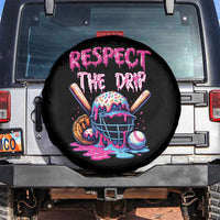 Funny Respect The Drip Baseball Mask Spare Tire Cover Sports Lover
