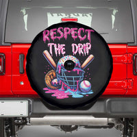 Funny Respect The Drip Baseball Mask Spare Tire Cover Sports Lover