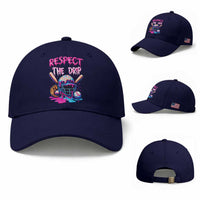 Funny Respect The Drip Baseball Mask Baseball Cap Sports Lover