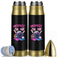 Funny Respect The Drip Baseball Mask Bullet Tumbler Sports Lover
