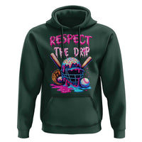 Funny Respect The Drip Baseball Mask Hoodie Sports Lover