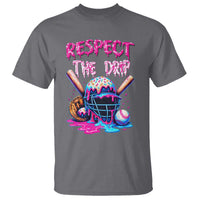 Funny Respect The Drip Baseball Mask T Shirt Sports Lover