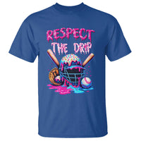 Funny Respect The Drip Baseball Mask T Shirt Sports Lover