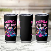 Funny Respect The Drip Baseball Mask Tumbler Cup Sports Lover
