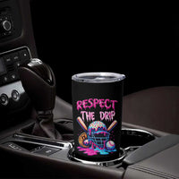 Funny Respect The Drip Baseball Mask Tumbler Cup Sports Lover