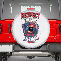 Respect The Drip Spare Tire Cover Patriotic Baseball USA Sports Lover - Wonder Print Shop