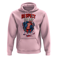 Respect The Drip Hoodie Patriotic Baseball USA Sports Lover - Wonder Print Shop