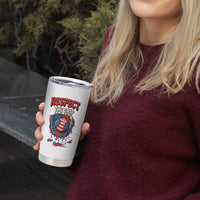 Respect The Drip Tumbler Cup Patriotic Baseball USA Sports Lover