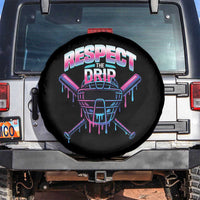 Respect The Drip Spare Tire Cover Funny Baseball Catcher Mask Sports Lover - Wonder Print Shop