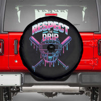 Respect The Drip Spare Tire Cover Funny Baseball Catcher Mask Sports Lover - Wonder Print Shop